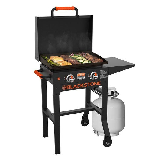 On The Go 22in Cart Griddle W/Hood
